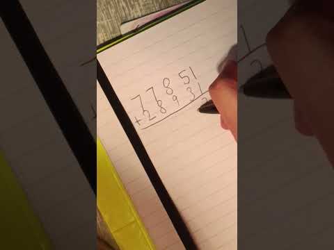 how to do column method #easyteaching #maths