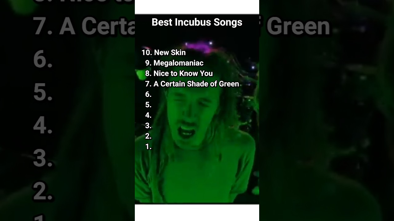 Top 10 🔥 The Top 10 Incubus Songs You Must Listen To