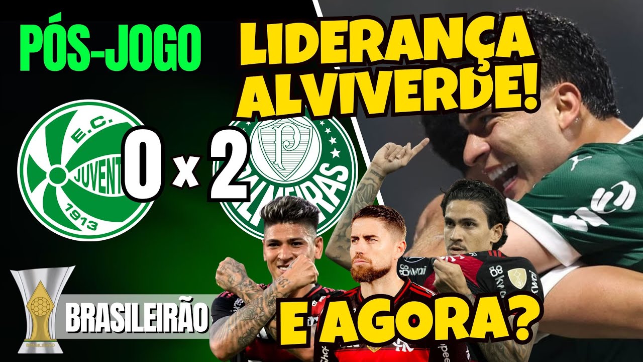 Pós-Jogo Juventude 0x2 Palmeiras | Brasileirão 2025 ao Vivo ⚽