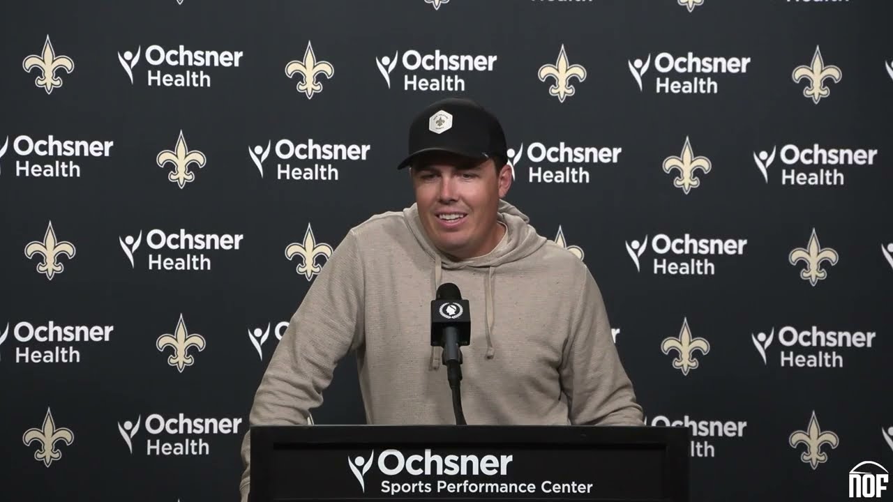 Saints HC Kellen Moore Discusses McCoy, Miller Injuries & Key Team Updates π