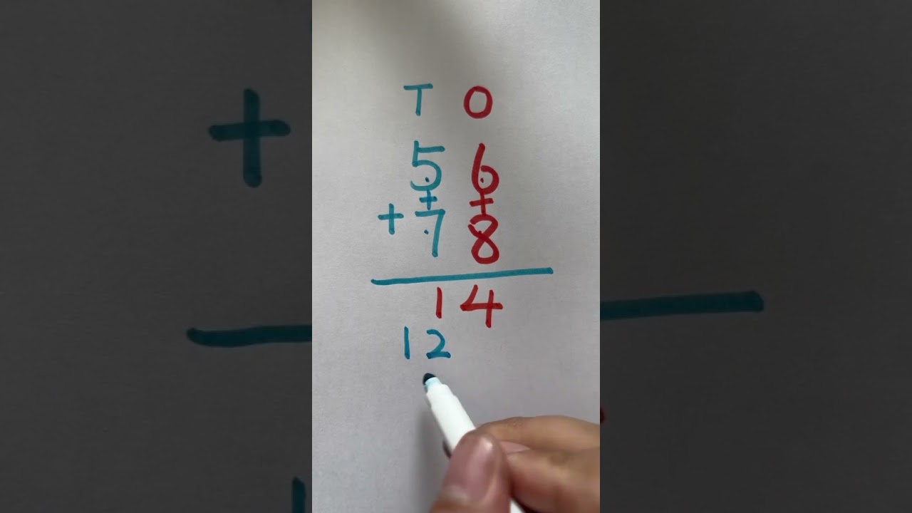 Double-Digit Addition with Regrouping for Kids