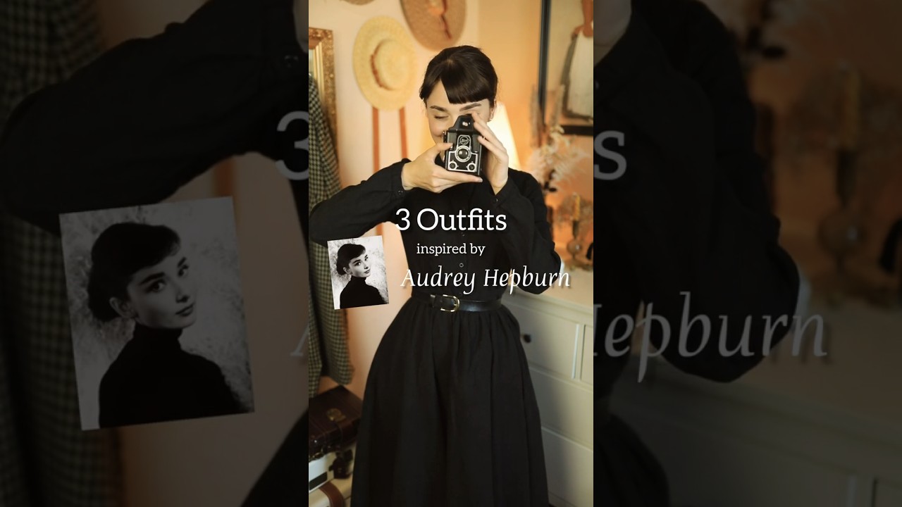 3 Audrey Hepburn-Inspired Vintage Looks ✨