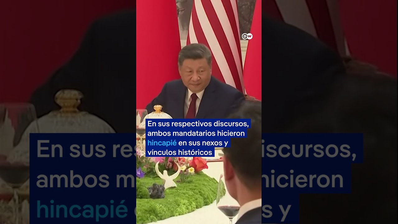 China recibe a Trump con lujoso banquete 🍽️