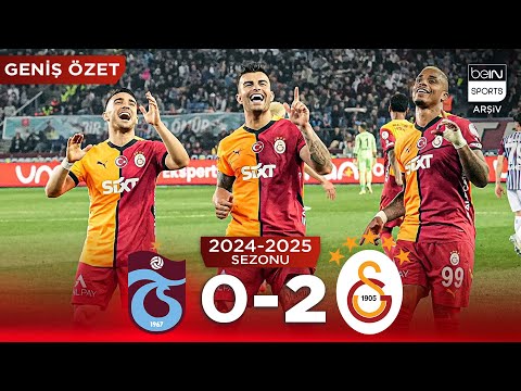GENİŞ ÖZET: Trabzonspor (0-2) Galatasaray | 35. Hafta - 2024/2025