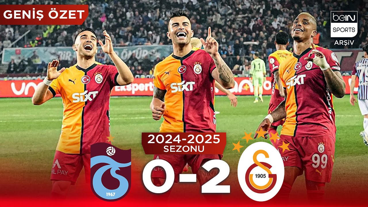 Trabzonspor 0-2 Galatasaray | 35. Hafta - 2024/2025 Süper Lig Maçı Özeti