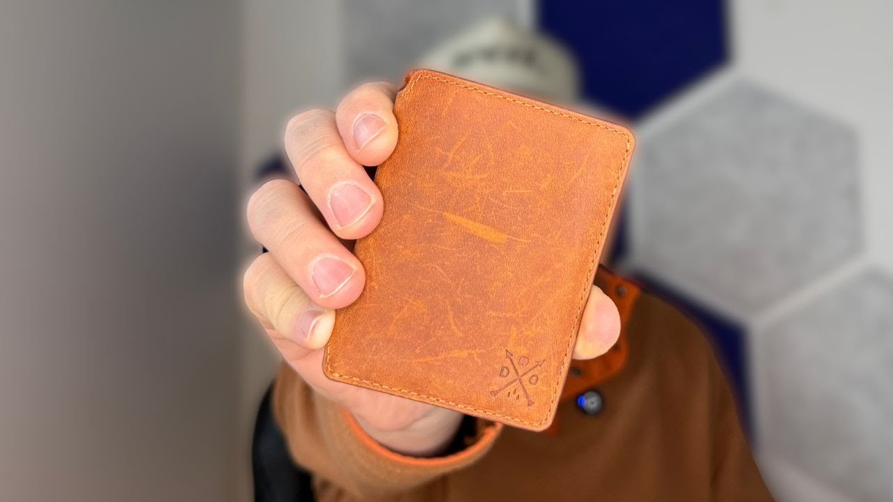 Double Oak CLOUD Wallet: Top Leather Minimalist Bifold π