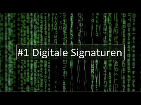 #1 Digitale Signaturen