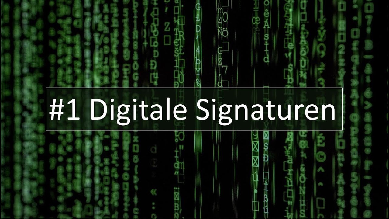 Digitale Signaturen: Grundlagen & wichtige Algorithmen erklärt 🔐