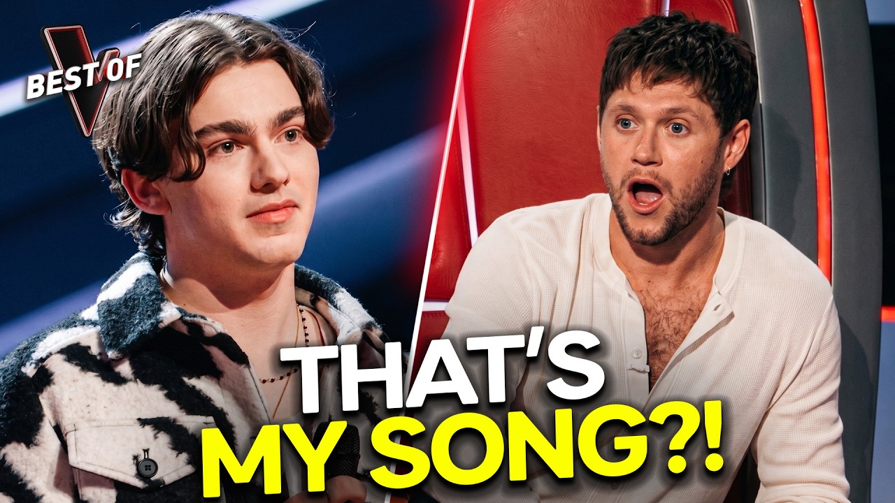 Niall Horan Turned For His Own Song... Then Jumped On Stage | The Voice [4K]