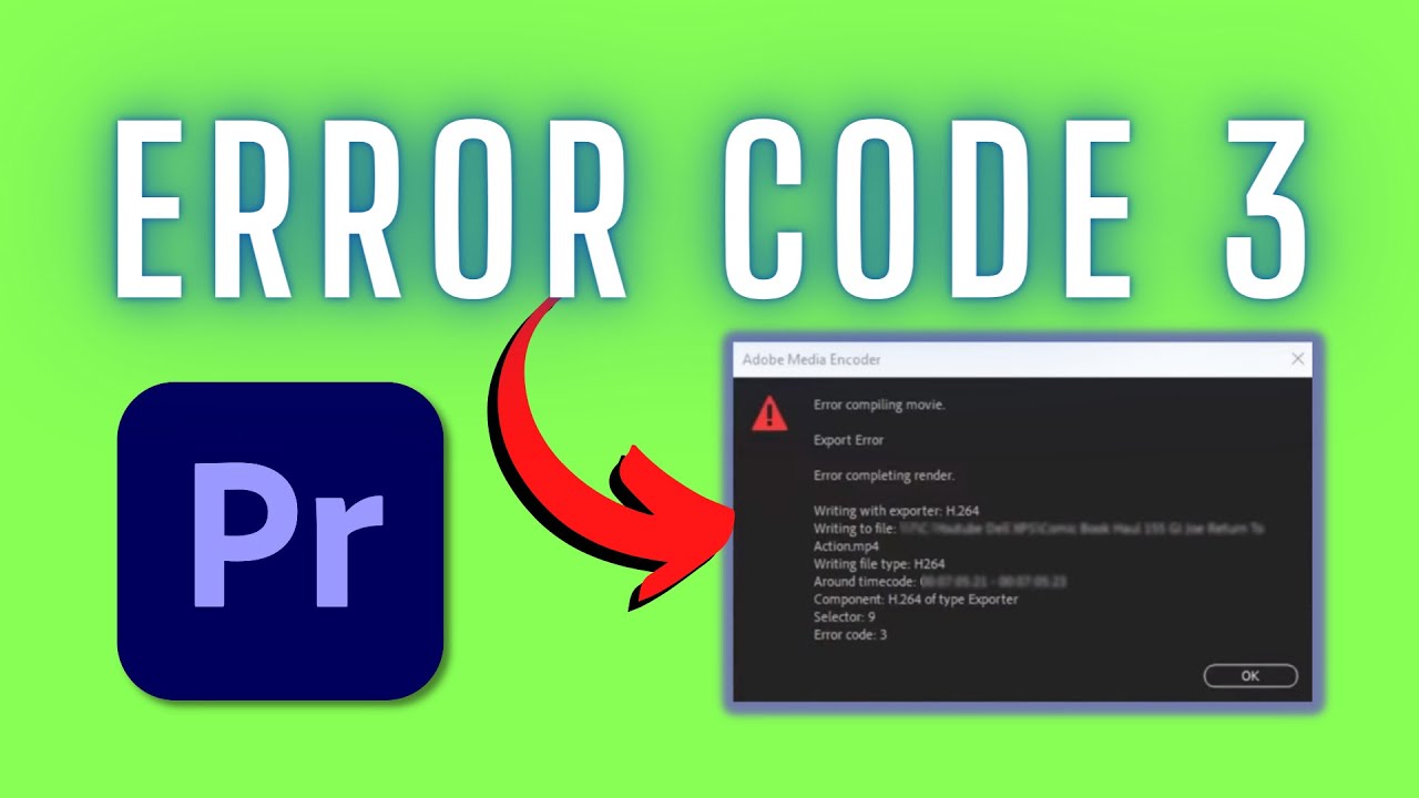 Fix Premiere Pro Error Code 3 in 2025 🚀