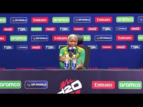 Nonkululeko Mlaba after her career-best 4-29 in the T20 World Cup against West Indies