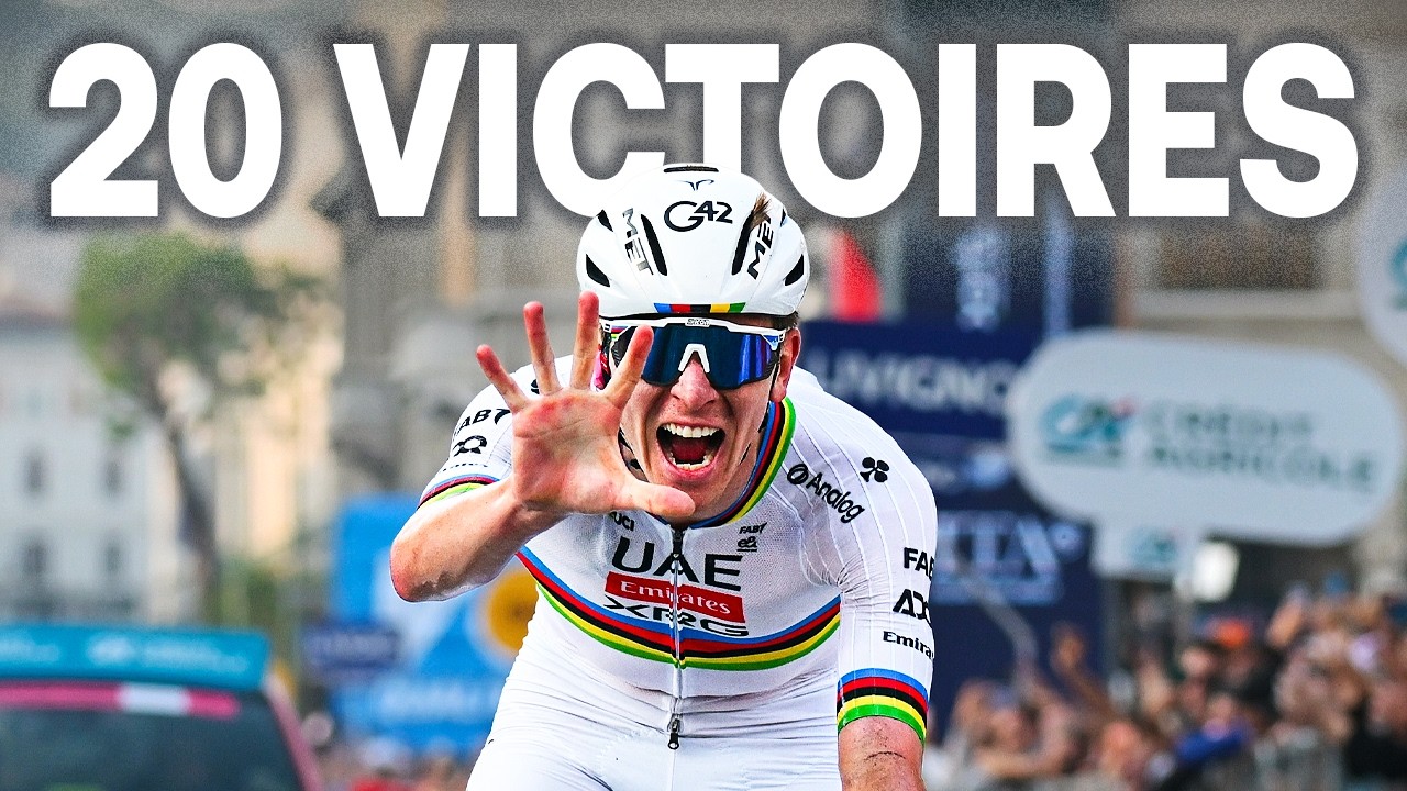 Tadej Pogačar : 20 Victoires en 2025, une Année Épique 🚴♂️