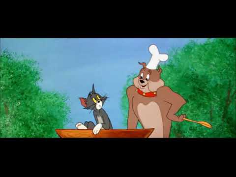 Spike Bulldog Tells Marvin the Martian to Get Out of His Salad