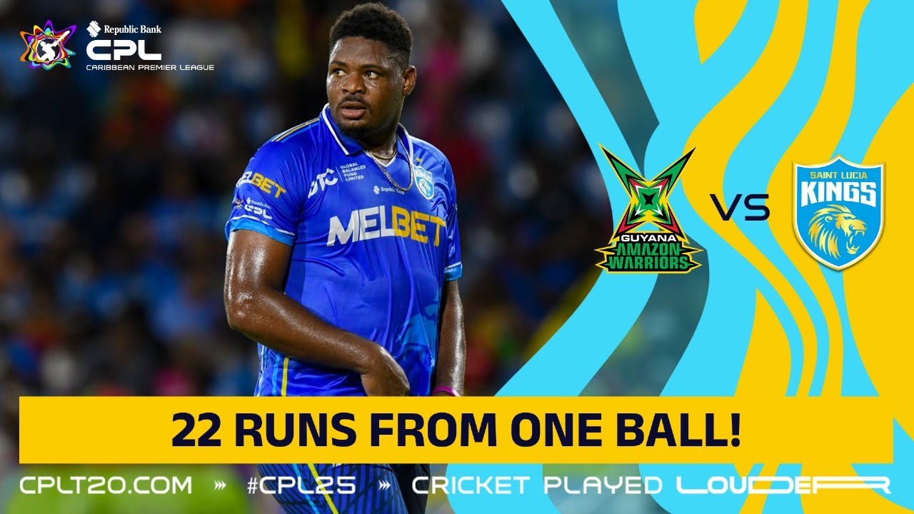 Romario Shepherd Hits INCREDIBLE 22 Runs in ONE Ball! | CPL 2025