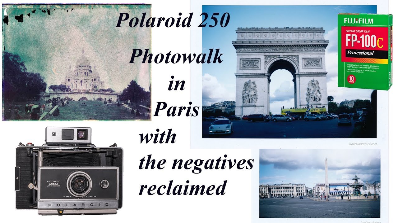 Polaroid 250 & Fujifilm FP-100c Photos in Paris 📸