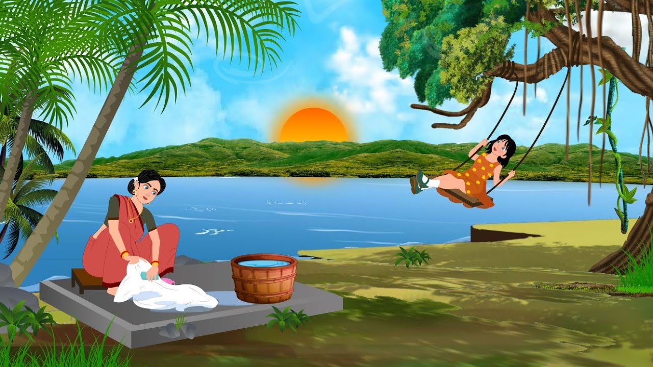 नदी किनारे रहस्यमय जुला 🏞️