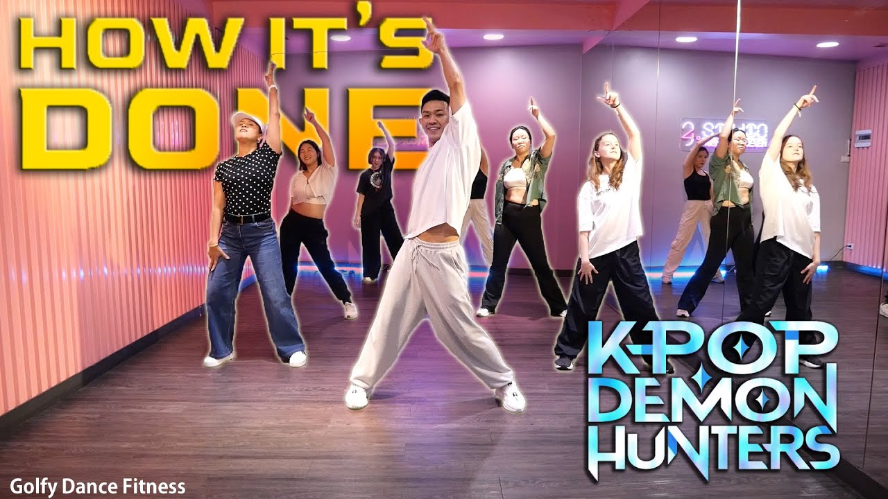 Huntrix K-Pop & Golfy Dance Fitness Routine | Energetic Dance Workout 💃