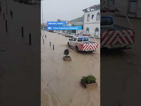 Chuvas fortes na região de Lisboa causam inundações