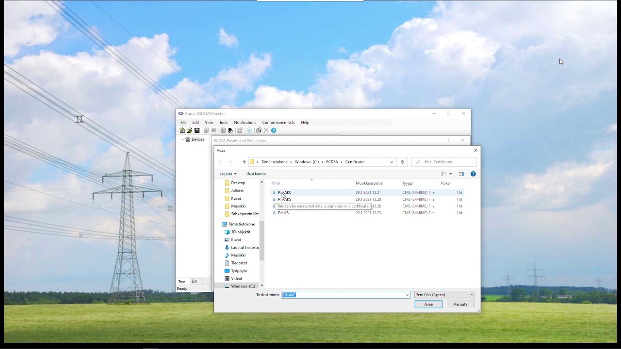 ECDSA Key Generation with GXDLMSDirector 🔑