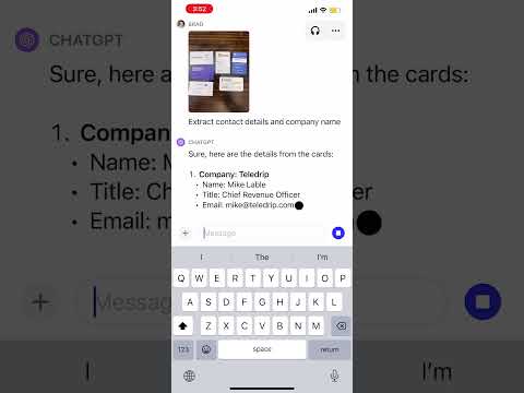 Transform Business Cards into Database Entries with ChatGPT [See How!]  - Likely.AI  #realestateai