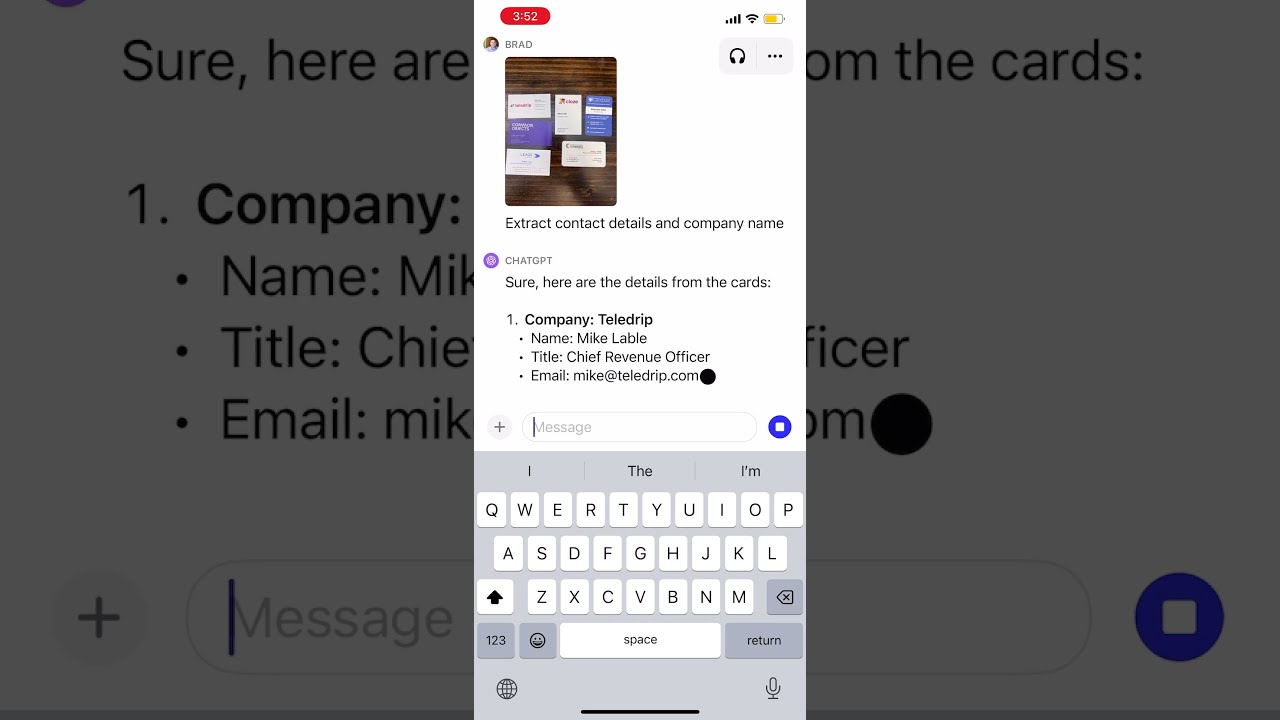 Effortlessly Convert Business Cards to Digital Database with ChatGPT 📇