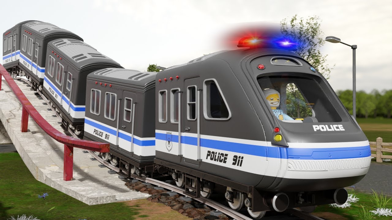 Exciting Police Chase on the Train 🚓 | Kids Adventure Video