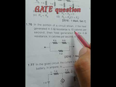 Electrical Gate questions iisc banglore #crackgateexam #gate2024preparation #gateexam