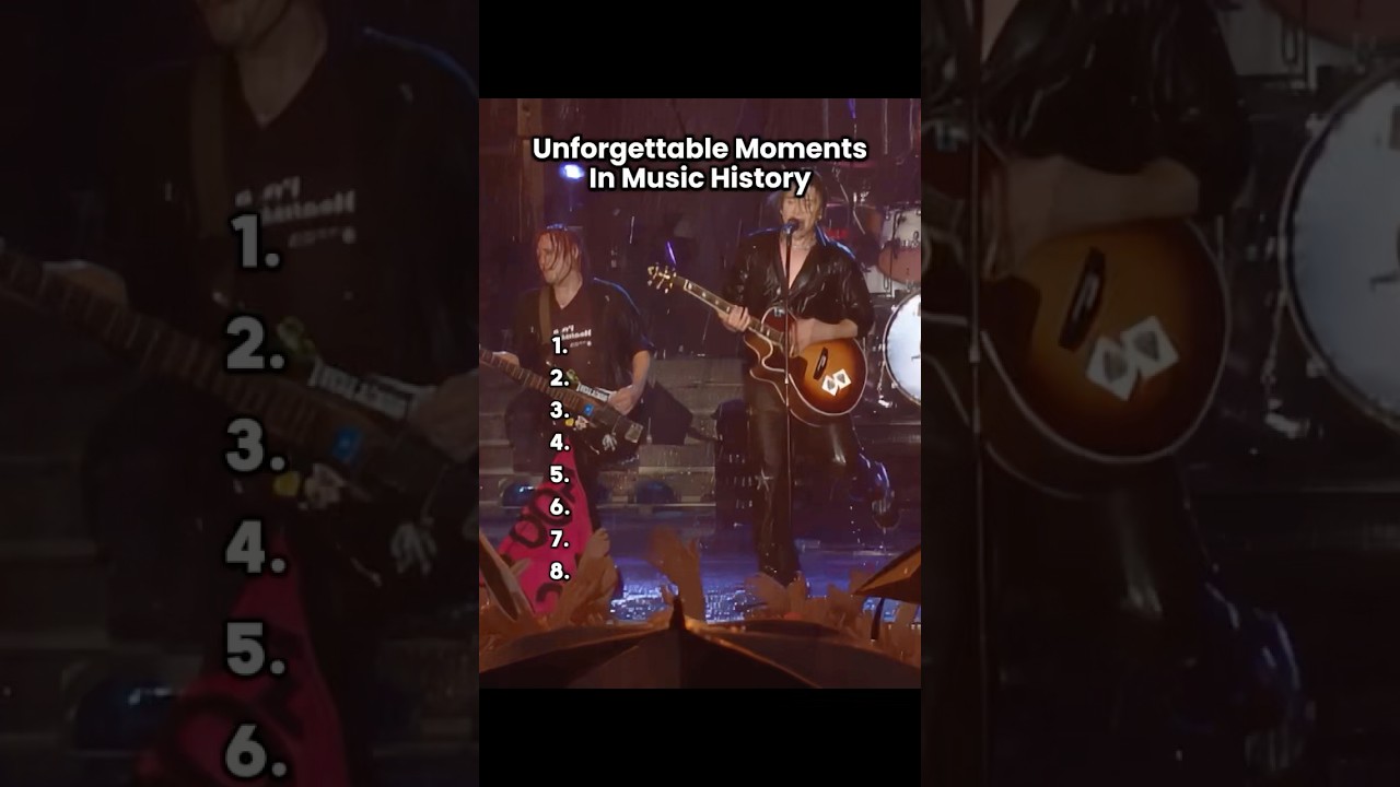 Unforgettable Moments in Music History 🎶