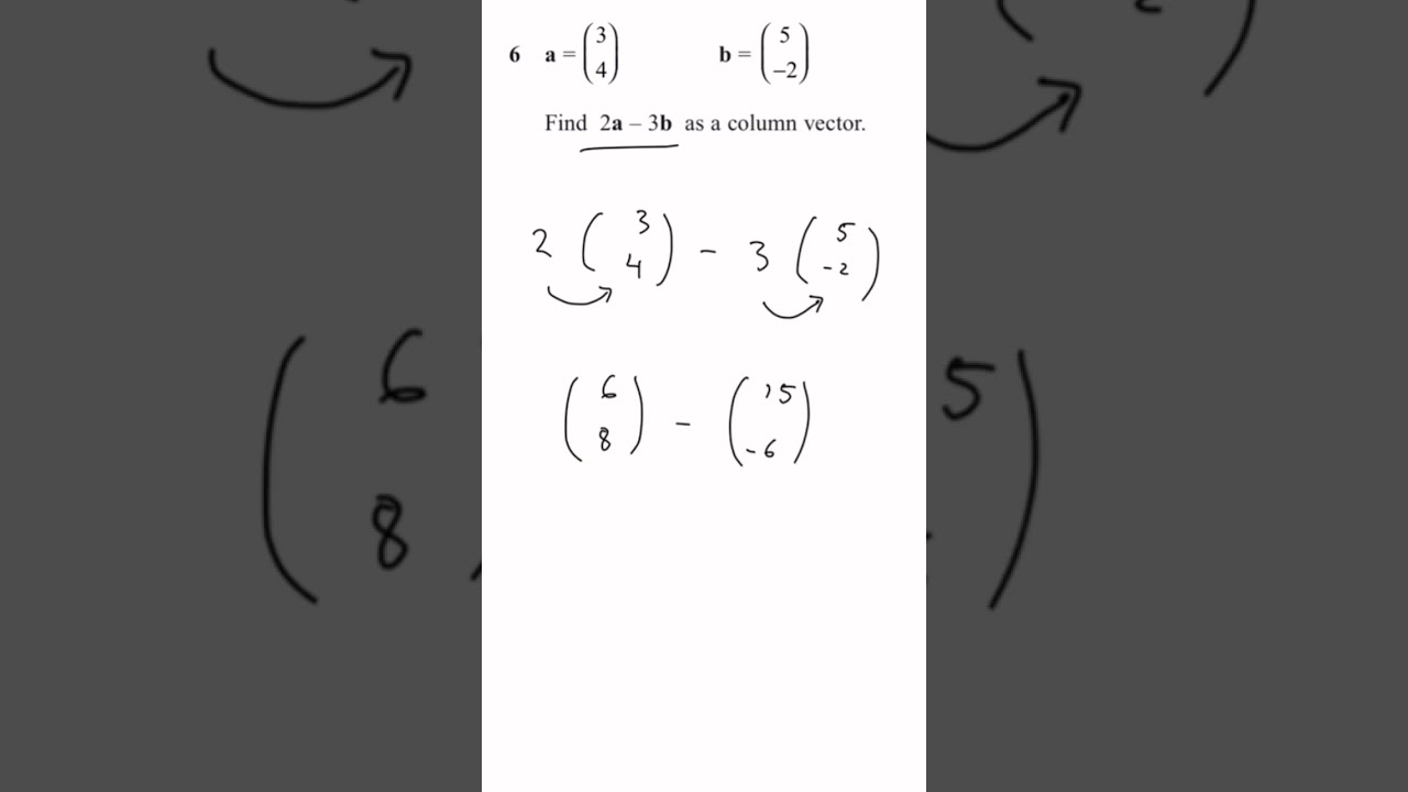 Master GCSE Maths: Easy Guide to Column Vectors 📐