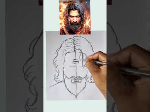 3 turns into Chhava Chhatrapati Sambhaji Maharaj Drawing