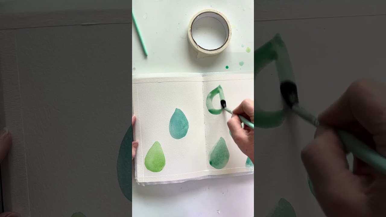 Quick Watercolor Sketch for Relaxation 🎨