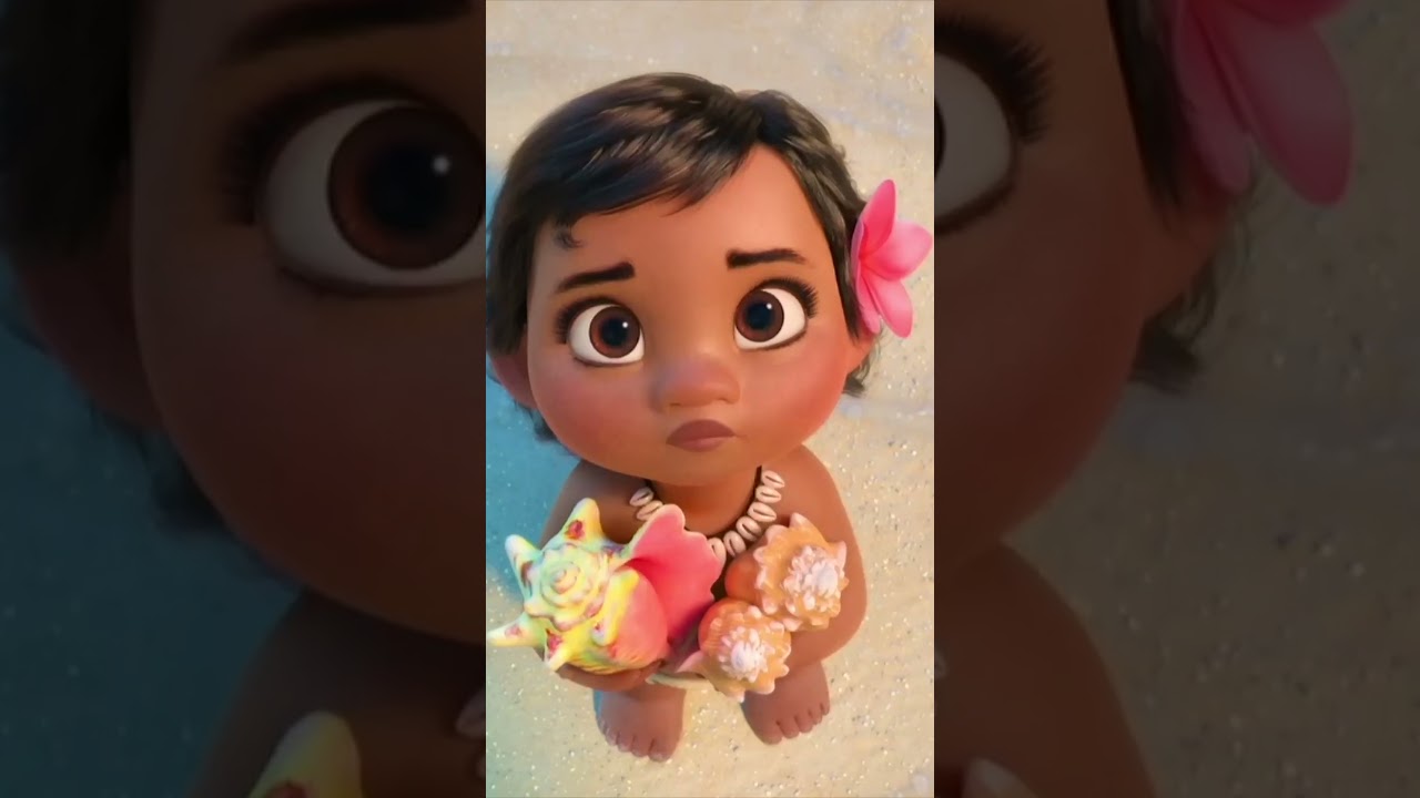 Baby Moana's Beach Adventure 🌊