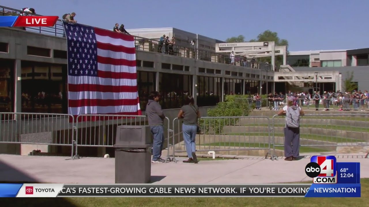 UVU students return to campus following the Charlie Kirk assassination