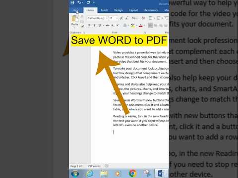 how to save word document in pdf in laptop | how to save word document in pdf in laptop 2024 |
