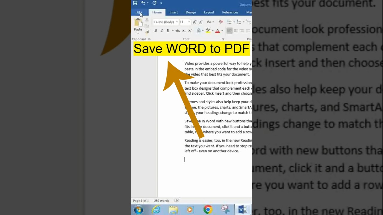 how to save word document in pdf in laptop | how to save word document in pdf in laptop 2024 |