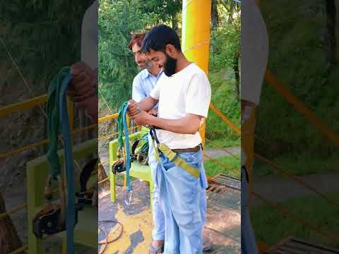 Zip line Eco Park #kashmir #baramulla #flying