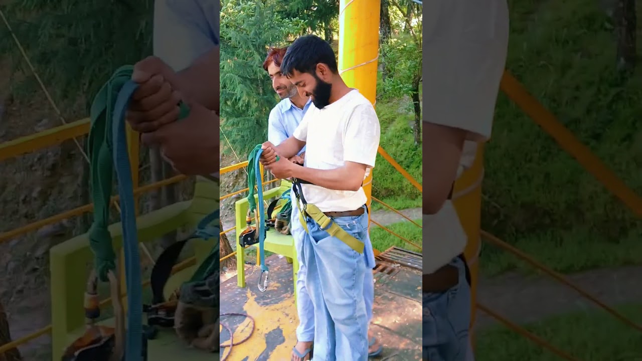 Experience Thrilling Zip Line Adventure in Kashmir 🌄