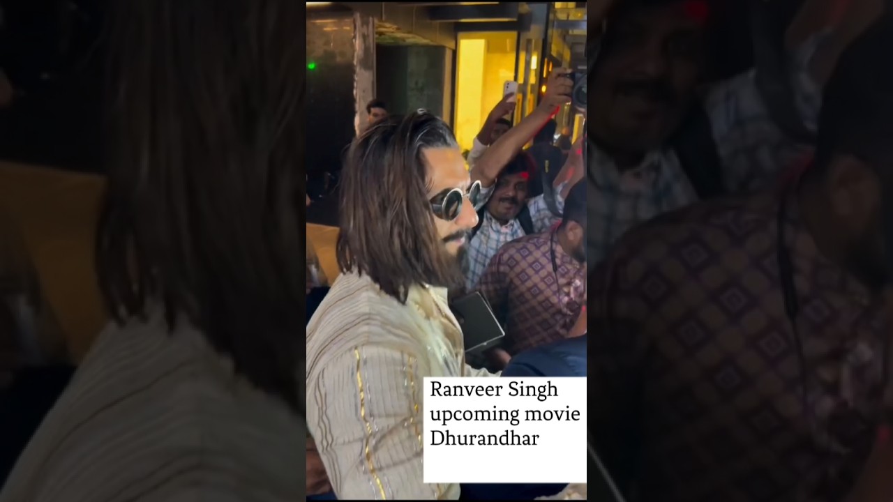 Ranveer Singh Unveils New Look for Upcoming Movie 'Dhurandhar' π¬