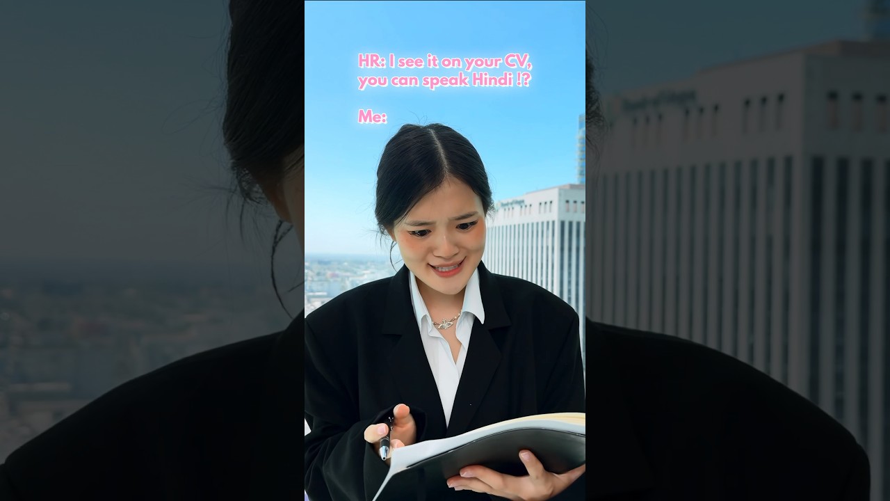 POV: When You Claim to Speak Hindi on Your CV 🤣