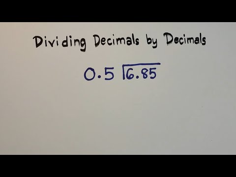 Dividing Decimals by Decimals - Basic Math Review @MathTeacherGon