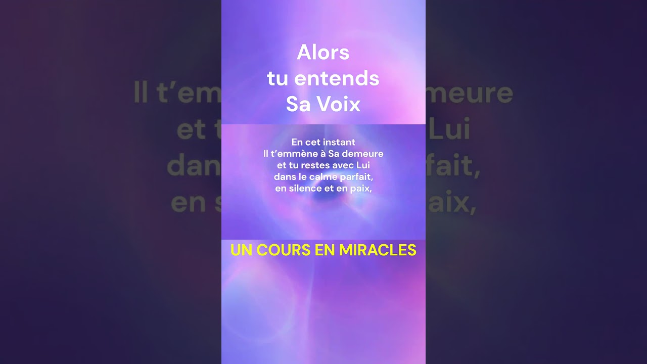 UCEM - La Voix du Saint-Esprit - Un Cours En Miracles