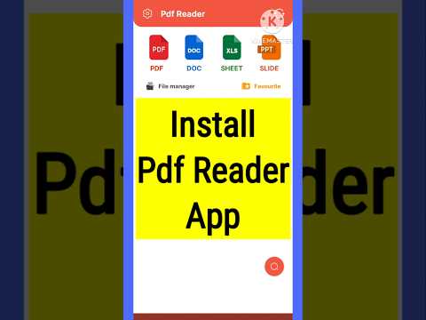 Install Pdf Reader App