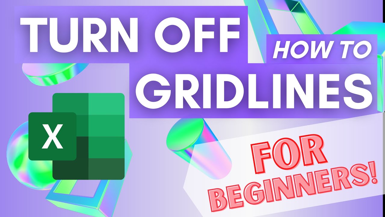 Excel for Beginners #5: Hide Grid Lines 📝