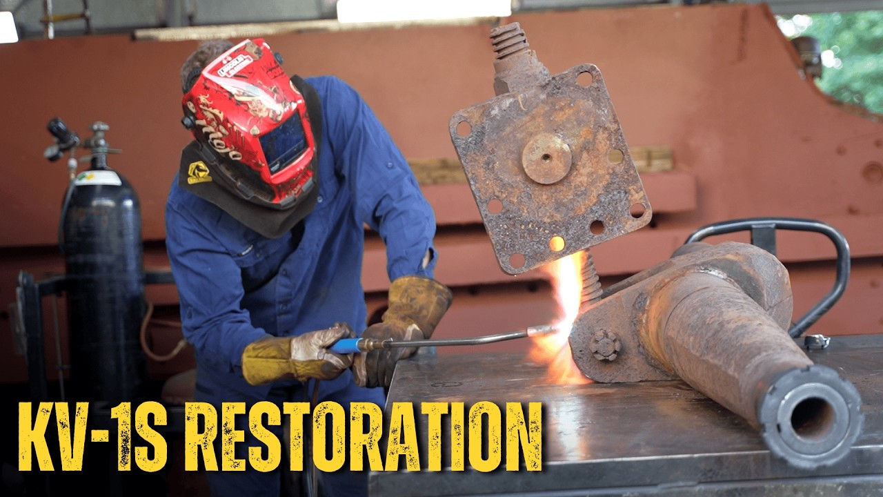 WORKSHOP WEDNESDAY: Freeing a SEIZED Track Tensioner on Our Soviet KV-1S