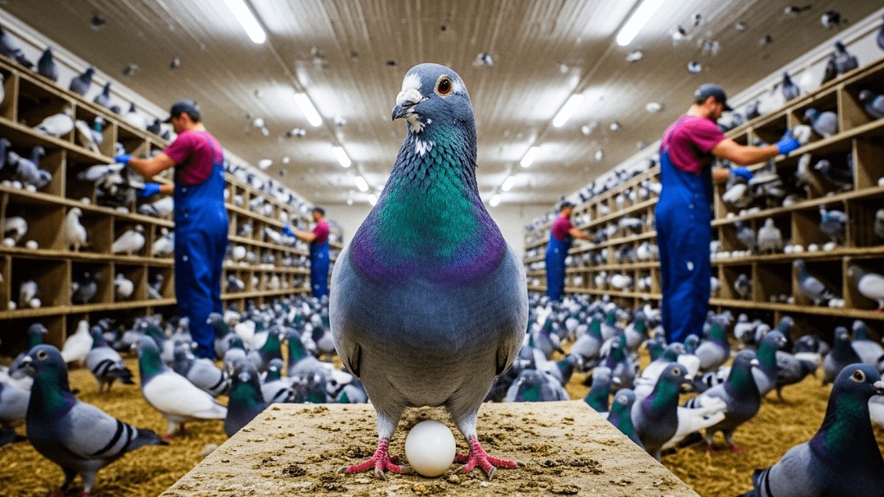 Inside Pigeon Farming for Meat 🕊️ — Factory Tour
