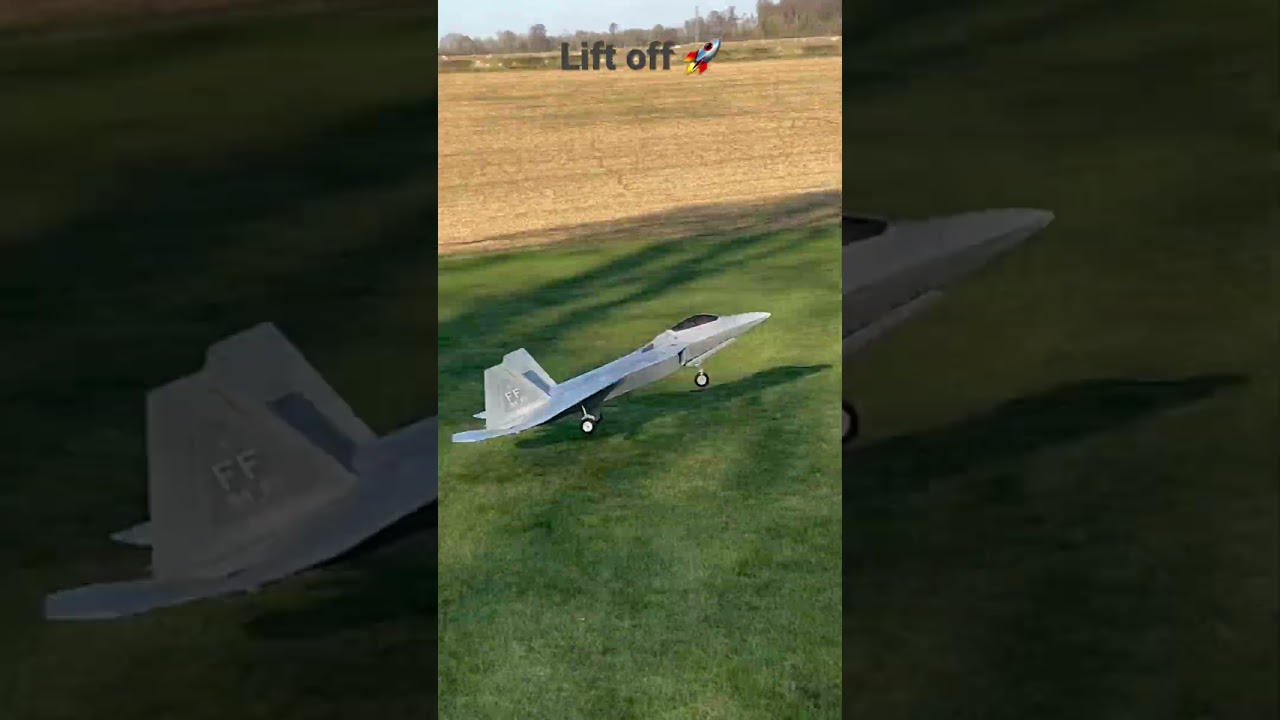 F22 Raptor Vertical Takeoff RC Jet ✈️