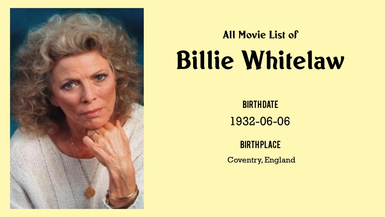 Billie Whitelaw Movies & Filmography π¬
