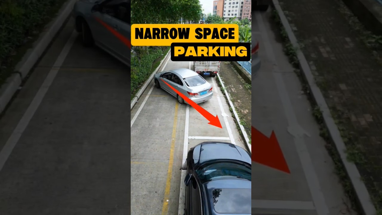 Smart Parking Hack for Tight Spaces 🚗