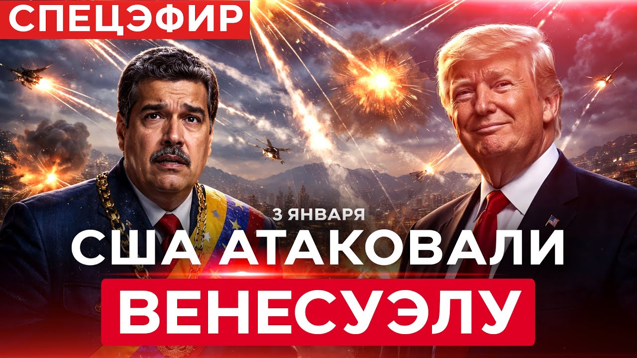 США атаковали Венесуэлу: Мадуро захвачен 🇻🇪