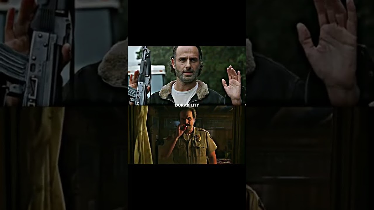 Epic Showdown: Rick Grimes vs Jim Hopper 🚨